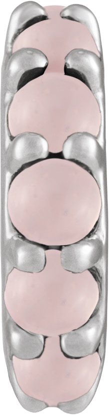 Accented Cabochon Spacer Charm/Pendant