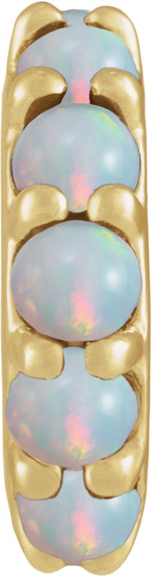 Accented Cabochon Spacer Charm/Pendant