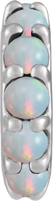 Accented Cabochon Spacer Charm/Pendant