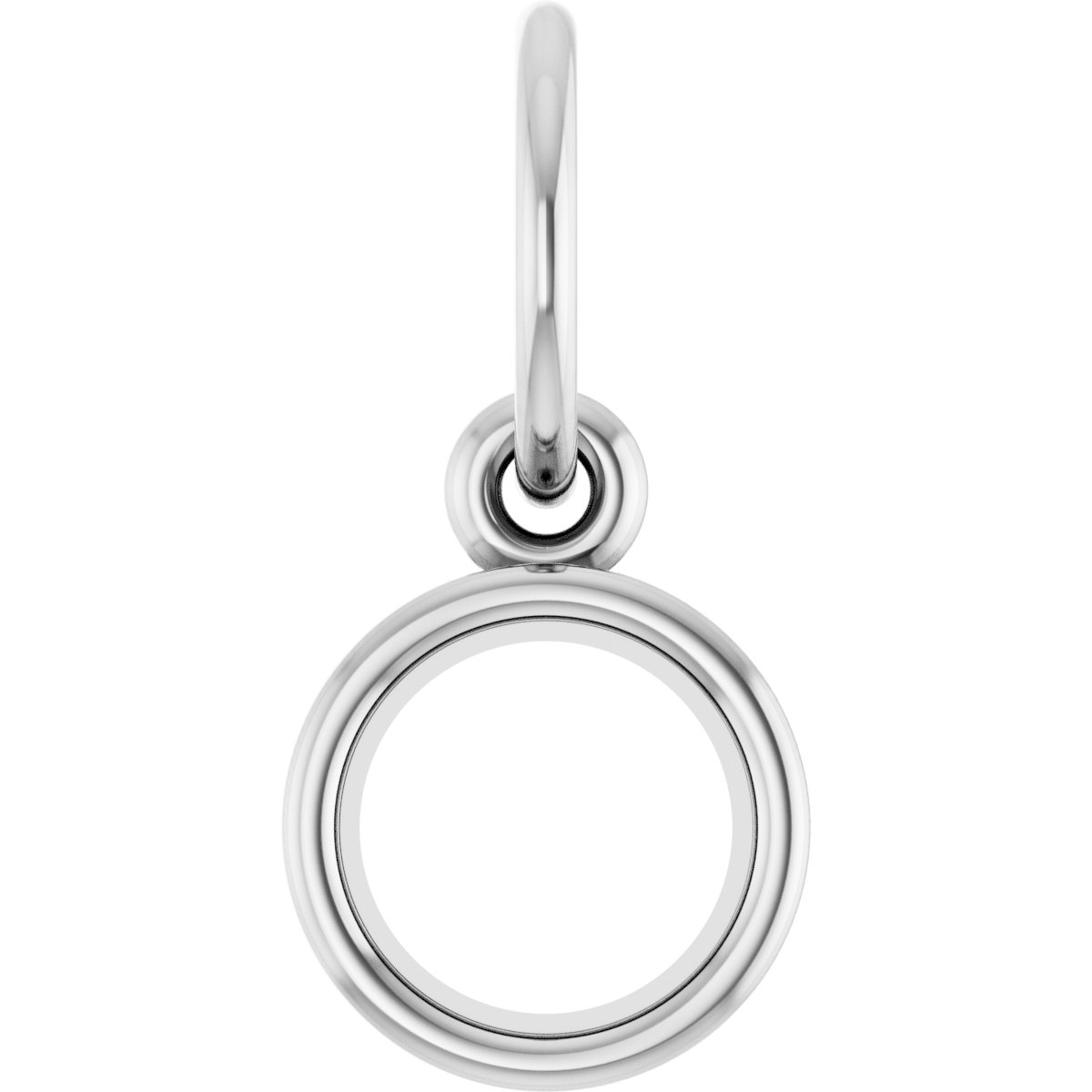 Bezel-Set Solitaire Charm/Pendant