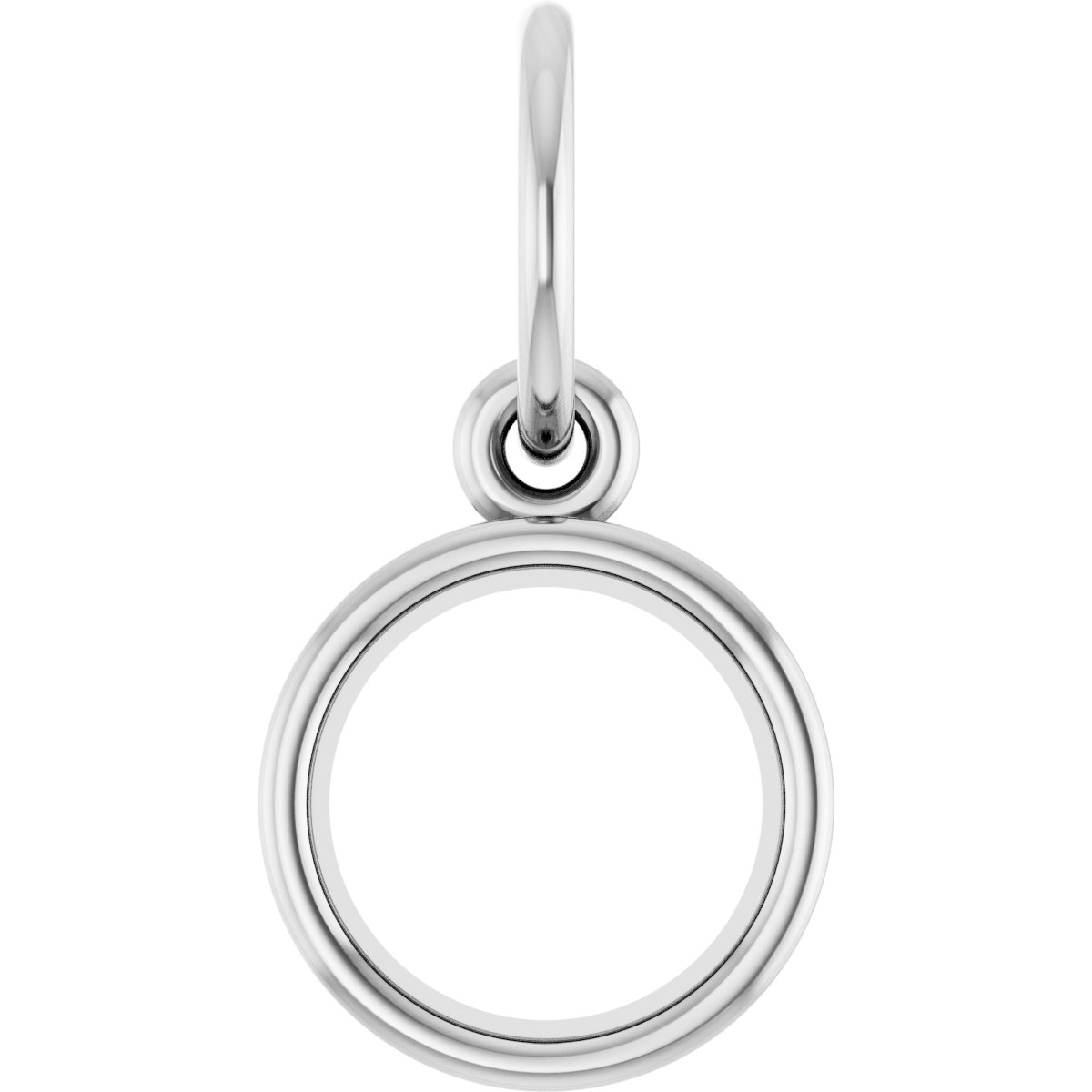 Bezel-Set Solitaire Charm/Pendant