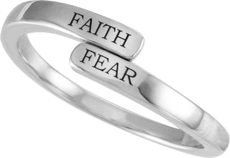 Faith Over Fear Bypass Ring view 4