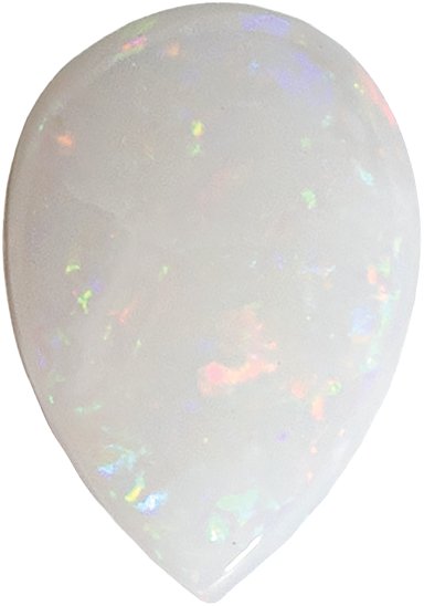 9x7 mm Oval Cabochon AAA Natural White Opal | Stuller