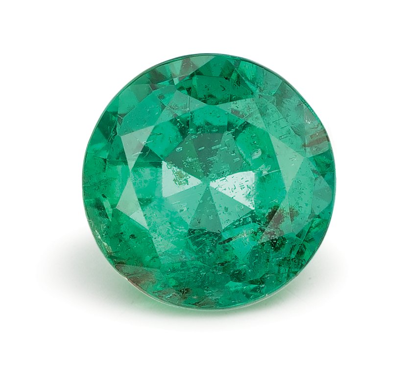ROUND 1.15ct Natural Emerald