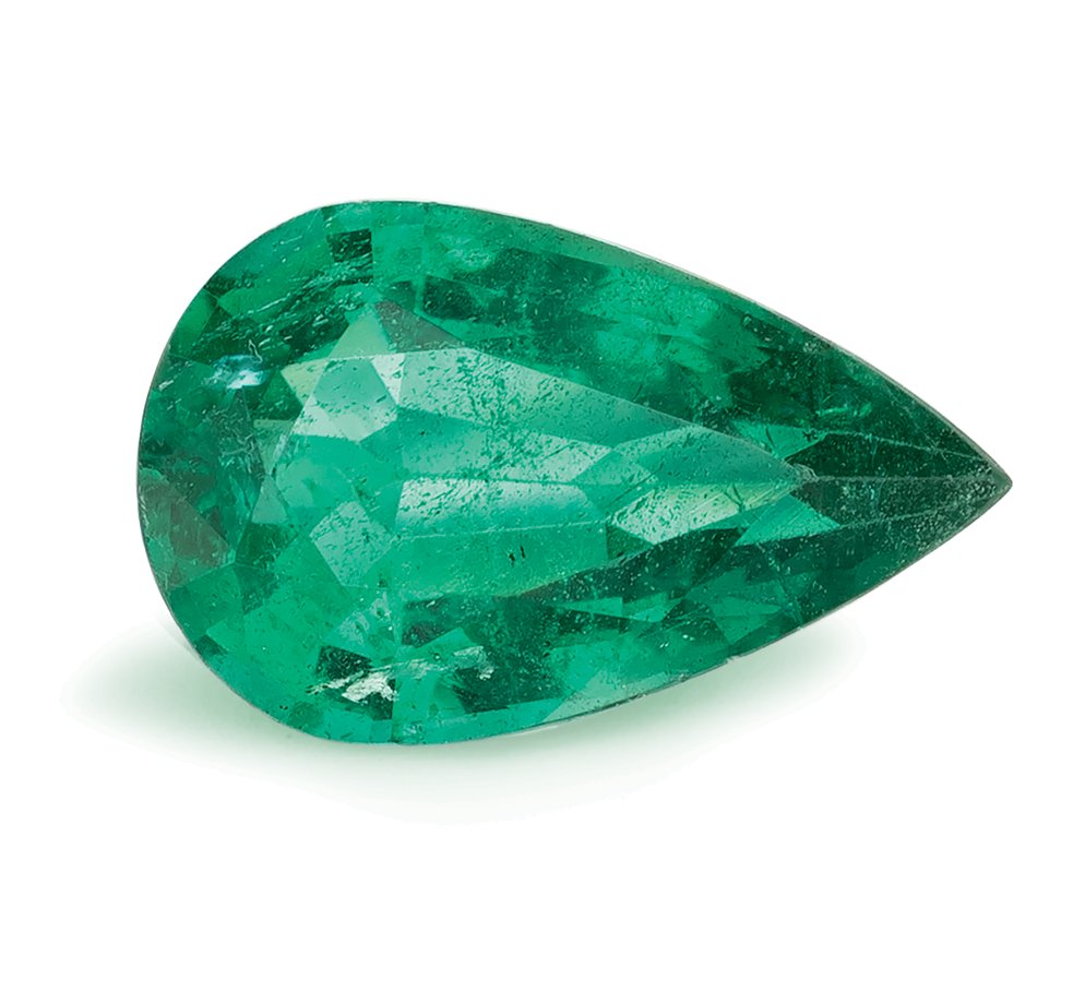 PEAR 1.51ct Natural Emerald