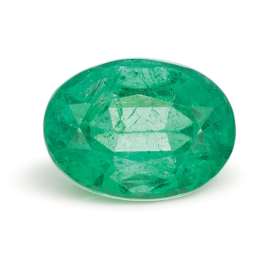 OVAL 1.38ct Natural Emerald