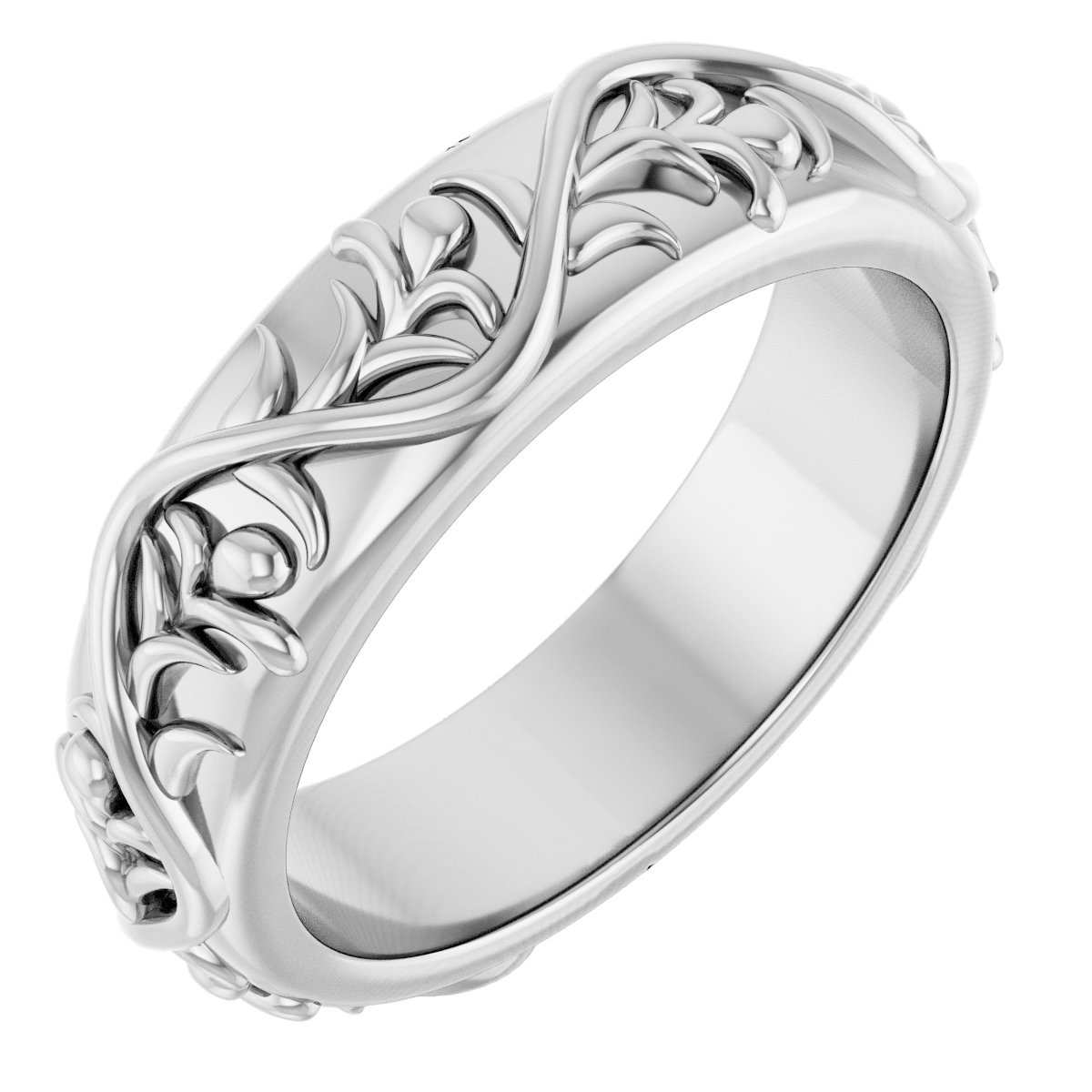 Sculptural Flat Band