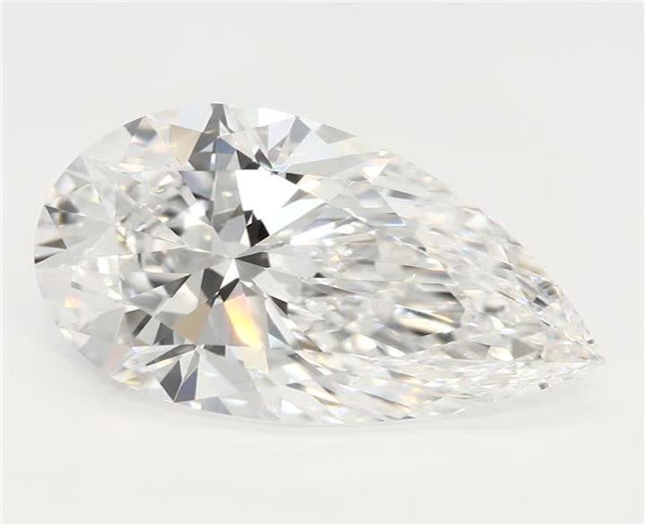 3.52 CT Pear Lab-Grown Diamond Surrey Vancouver Canada Langley Burnaby Richmond