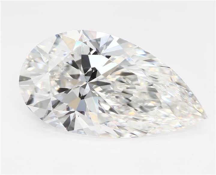 3.14 CT Pear Lab-Grown Diamond Surrey Vancouver Canada Langley Burnaby Richmond
