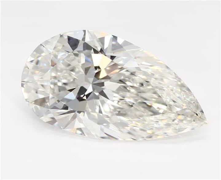 2.76 CT Pear Lab-Grown Diamond Surrey Vancouver Canada Langley Burnaby Richmond