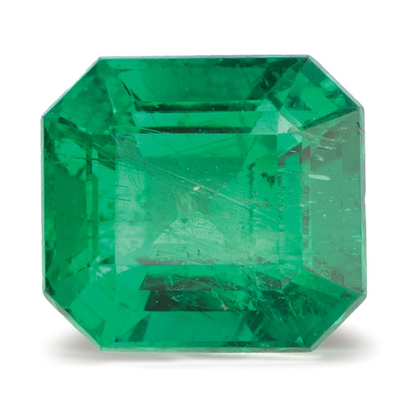 ASSCHER 1.17ct Natural Emerald 