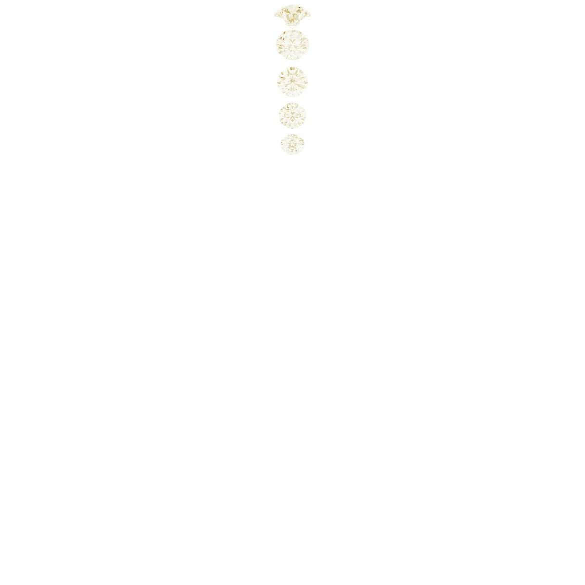 14k Yellow Gold 6.5 Mm Round 1/5 Ctw Lab-grown Diamond Semi-set Halo-style Pendant