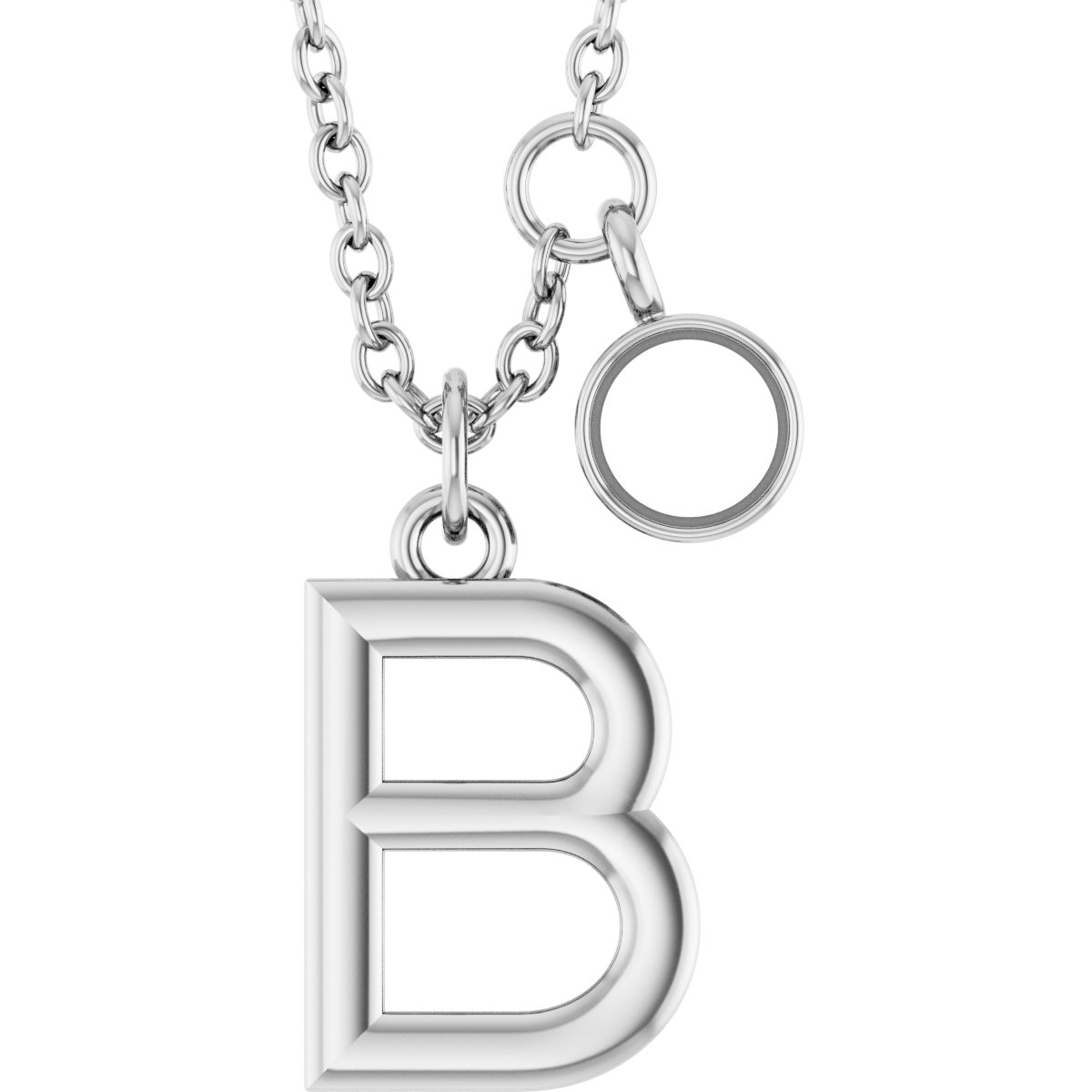 Accented Initial Necklace