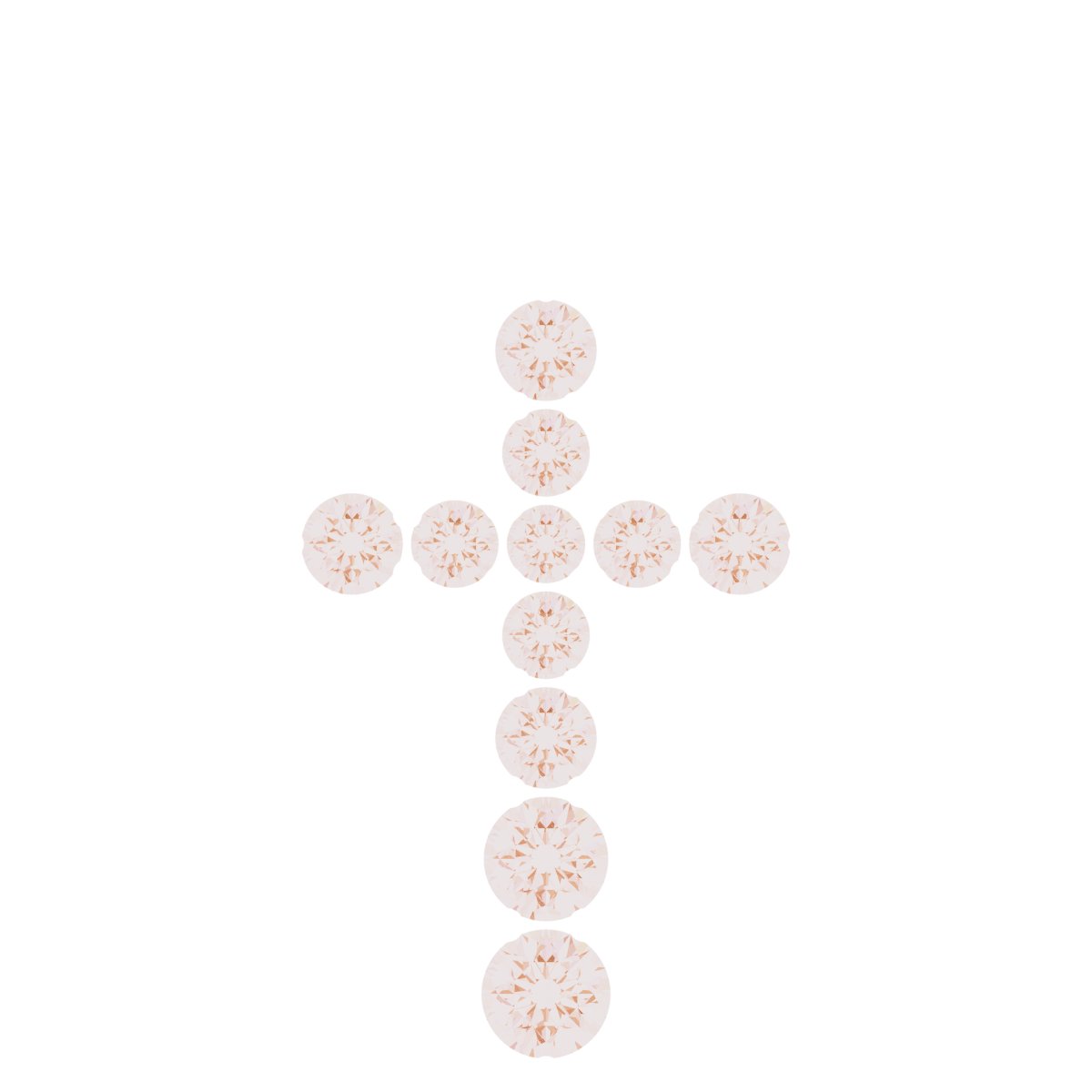 Accented Cross Necklace or Pendant