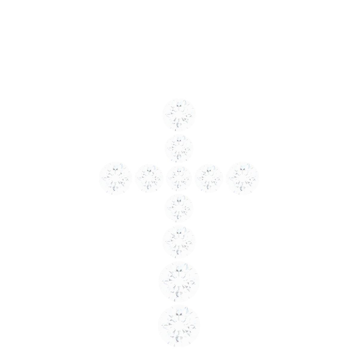 Accented Cross Necklace or Pendant