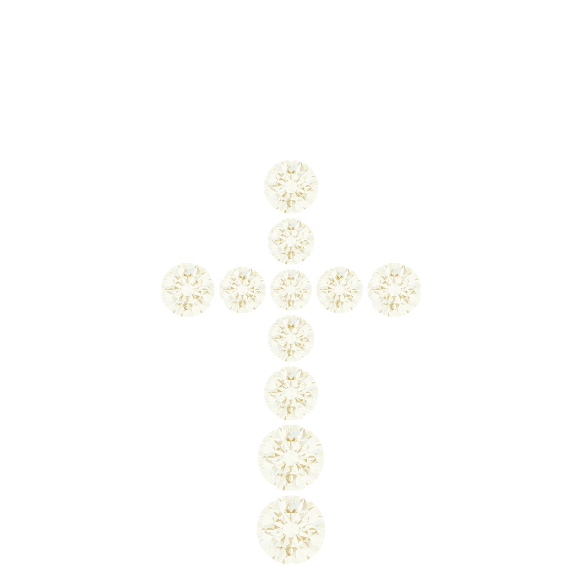 Accented Cross Necklace or Pendant