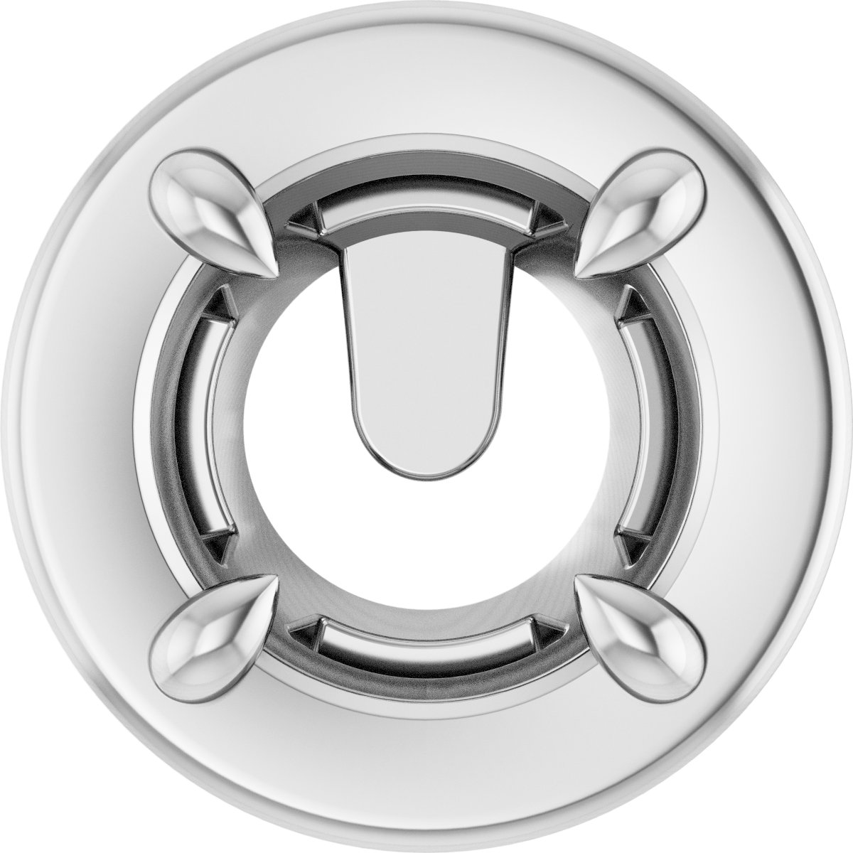 4-Prong Claw Bezel-Style Earring Setting