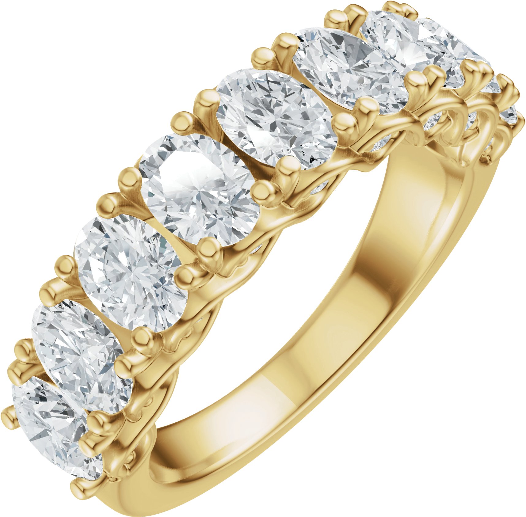 2 1/3 CTW Natural Diamond Anniversary Band – 14K Yellow Gold