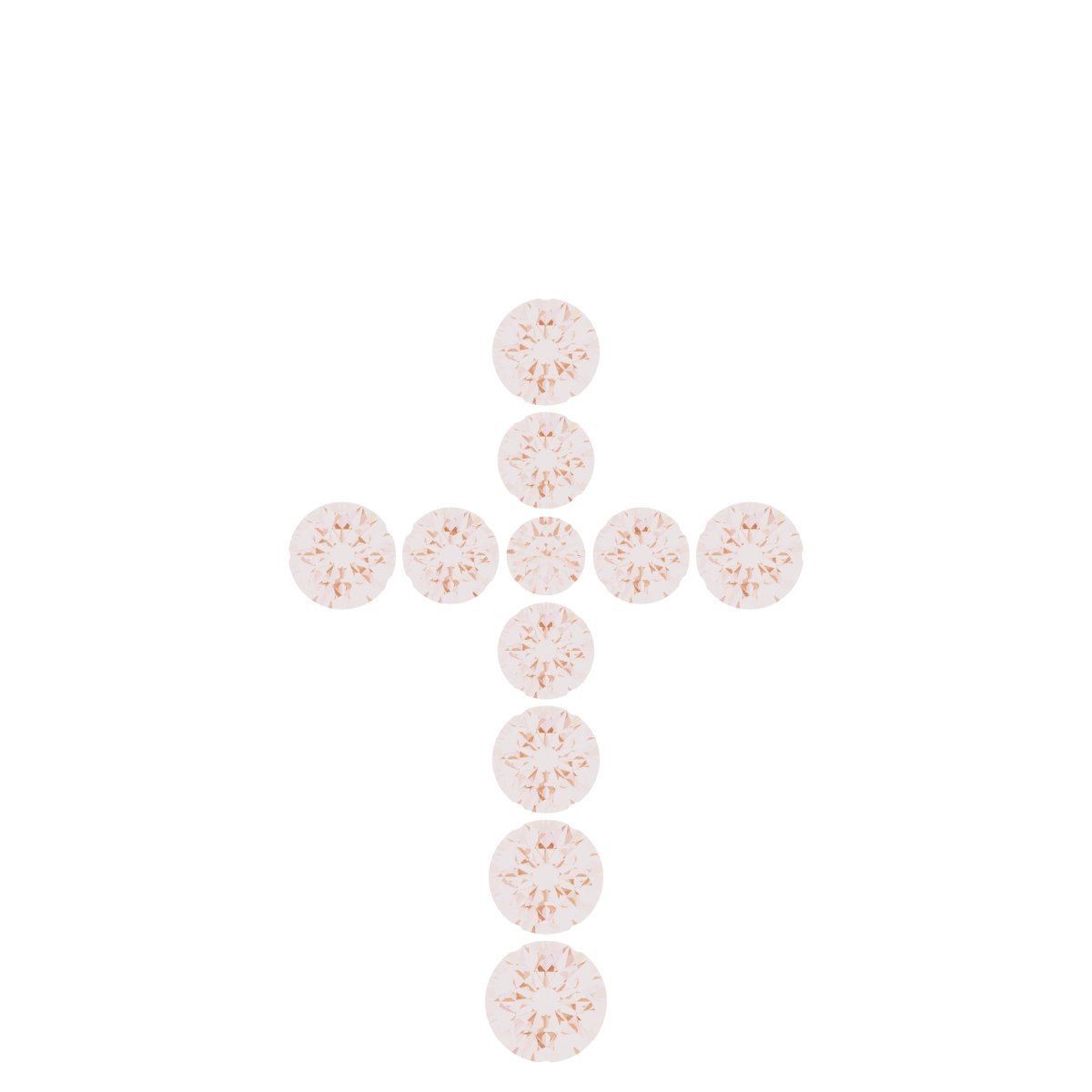 Accented Cross Necklace or Pendant