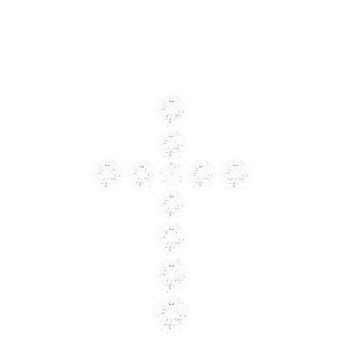 Accented Cross Necklace or Pendant
