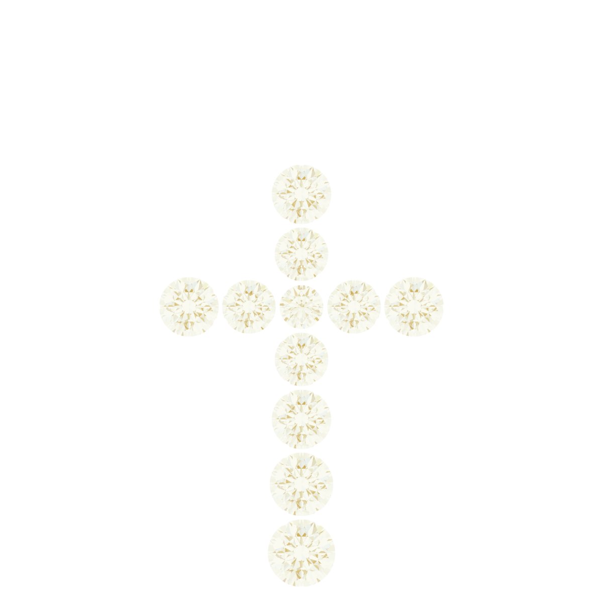 Accented Cross Necklace or Pendant