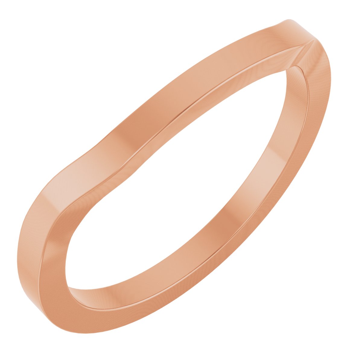 Round Wedding Band · 7.4mm