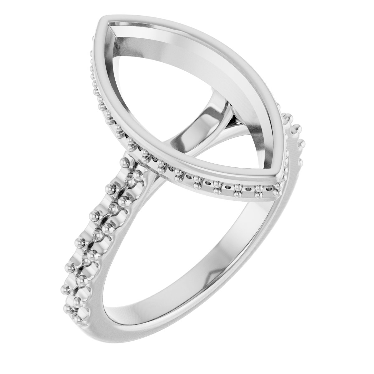 Hidden Halo-Style Engagement Ring