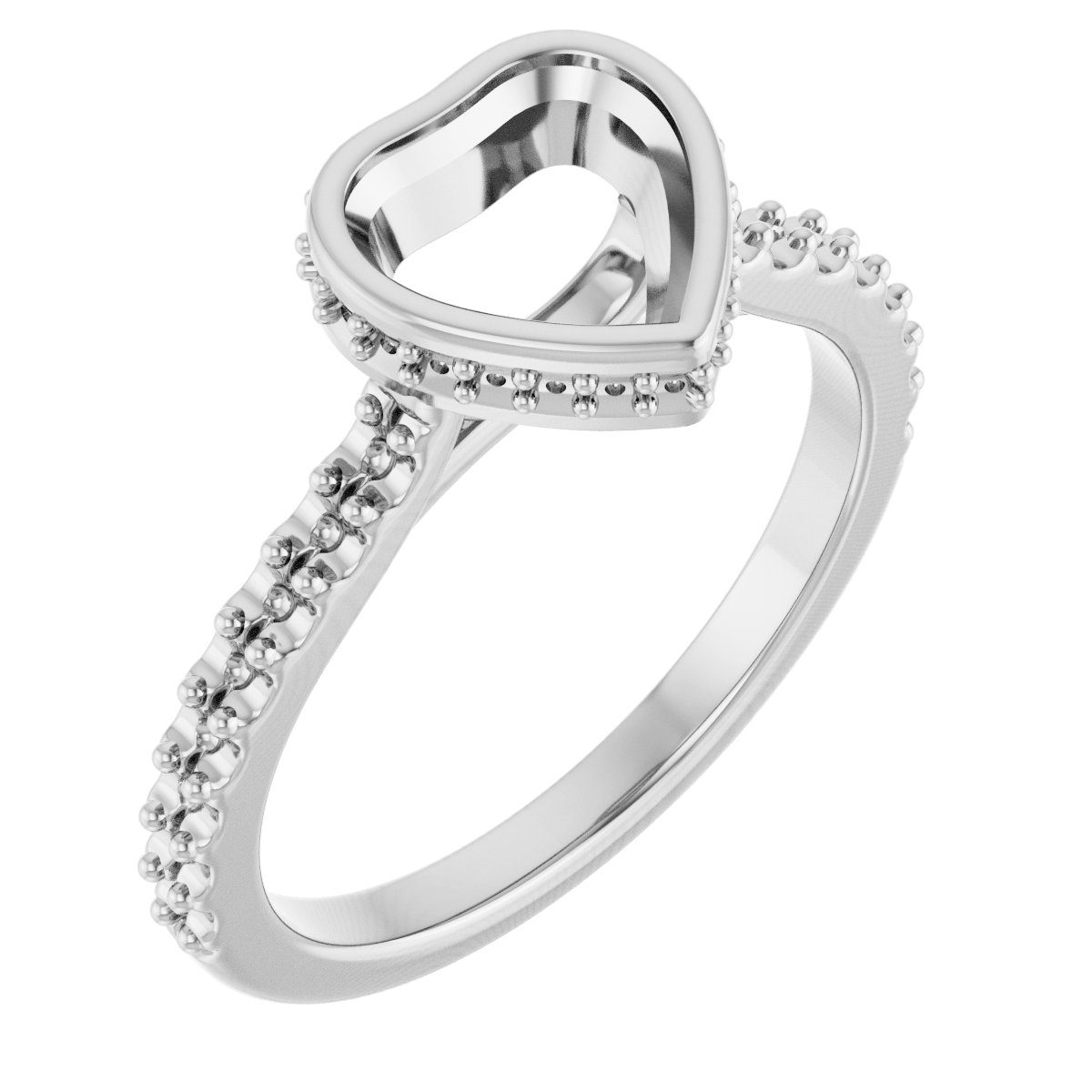 Hidden Halo-Style Engagement Ring