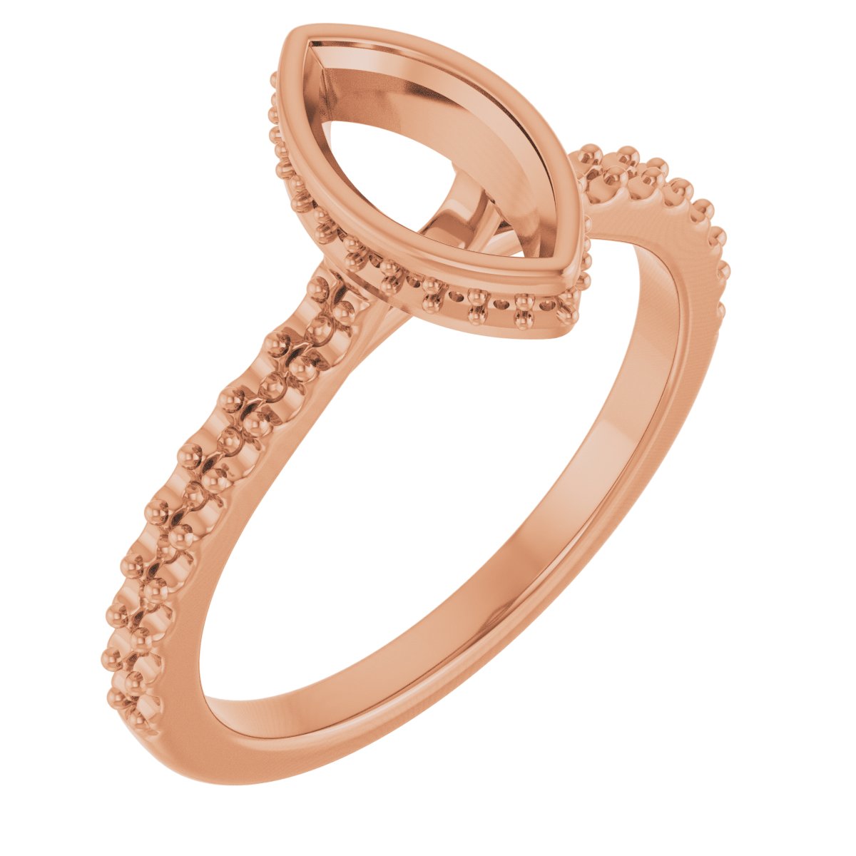 Hidden Halo-Style Engagement Ring