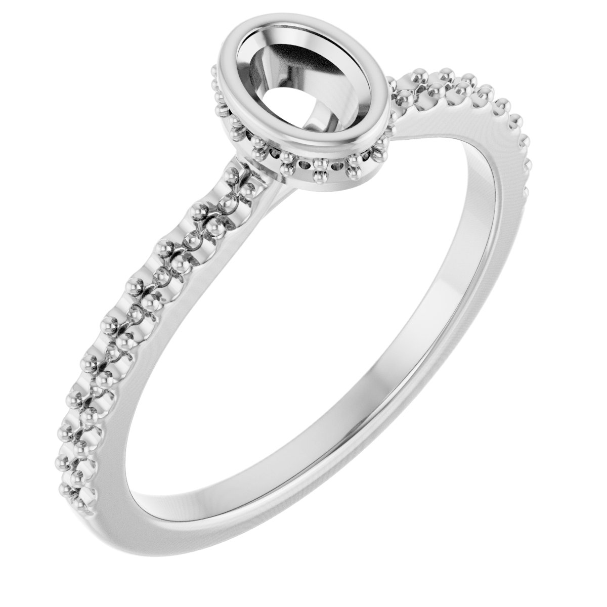 Hidden Halo-Style Engagement Ring