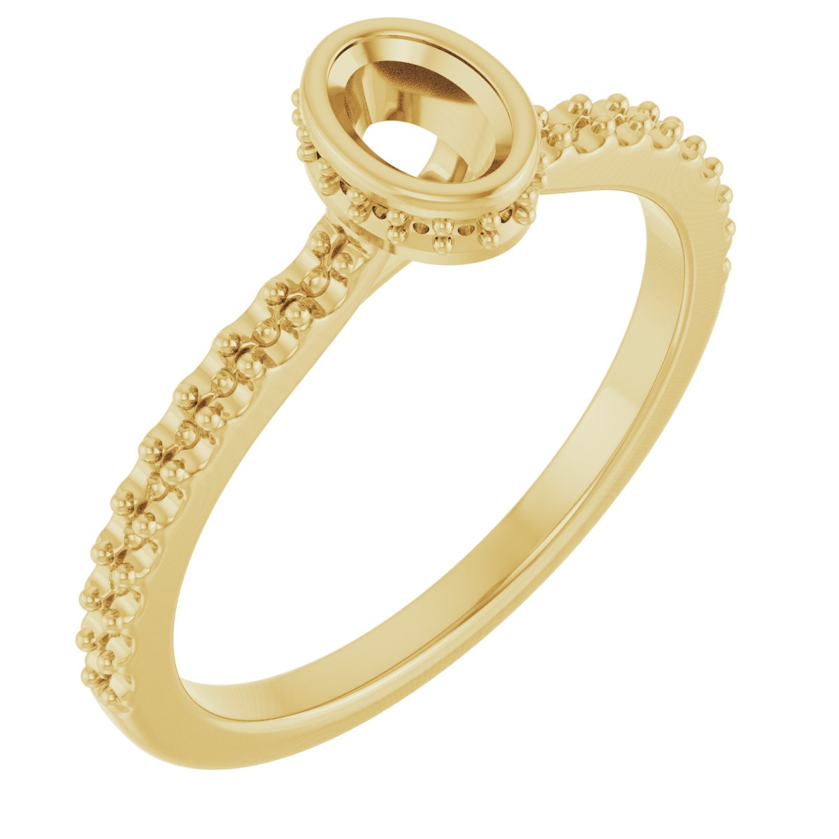 Hidden Halo-Style Engagement Ring