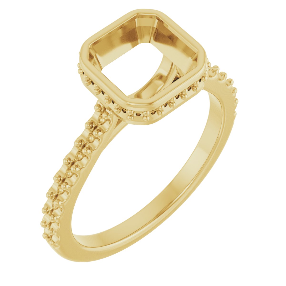 Hidden Halo-Style Engagement Ring