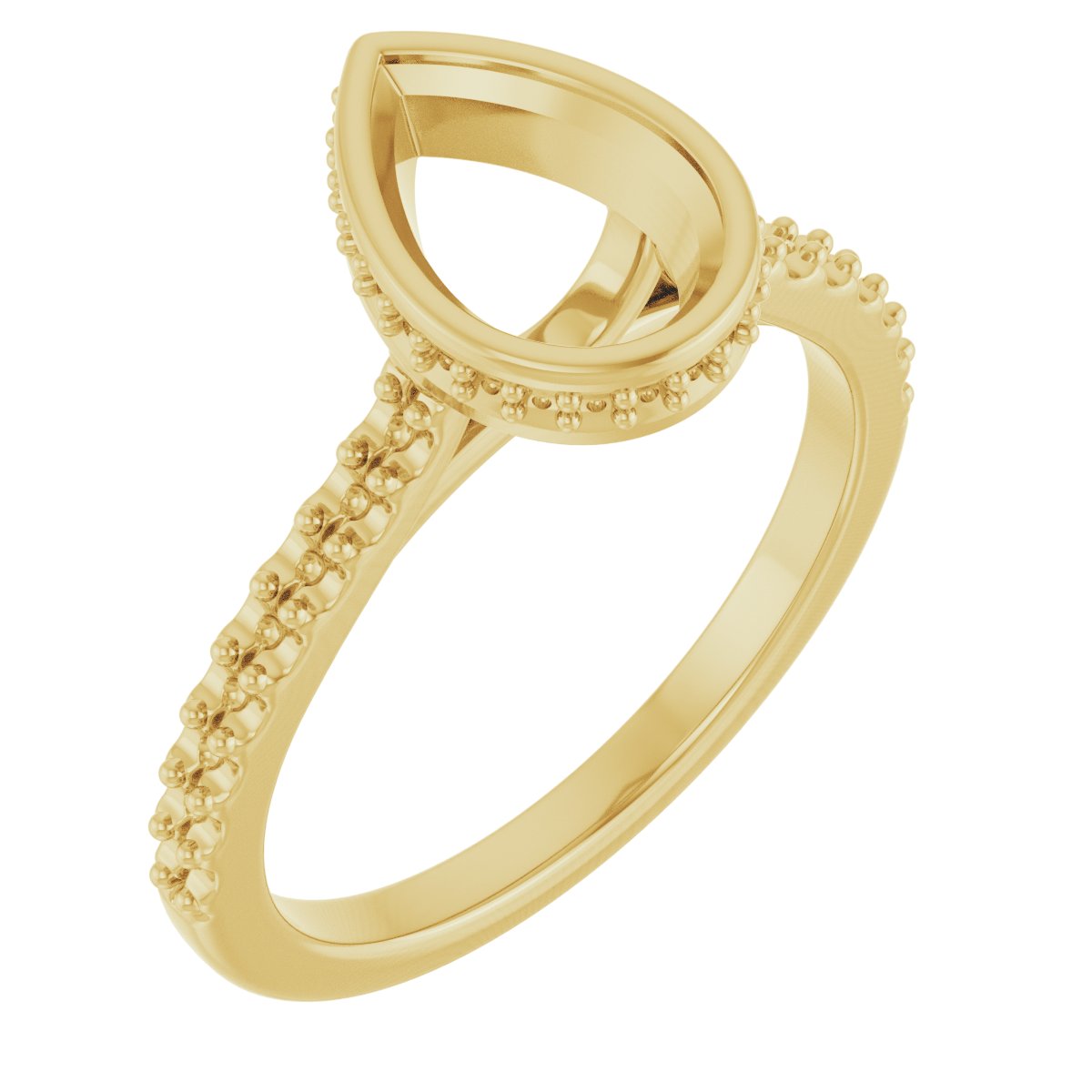 Hidden Halo-Style Engagement Ring