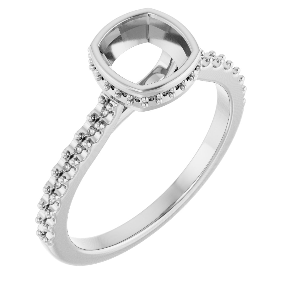 Hidden Halo-Style Engagement Ring