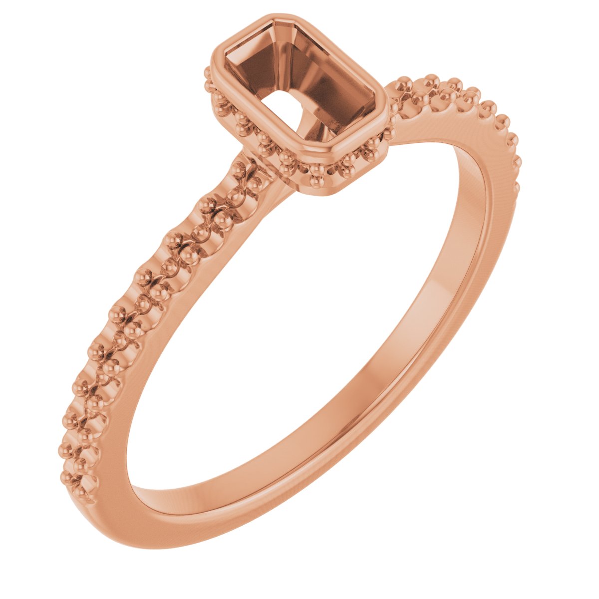 Hidden Halo-Style Engagement Ring