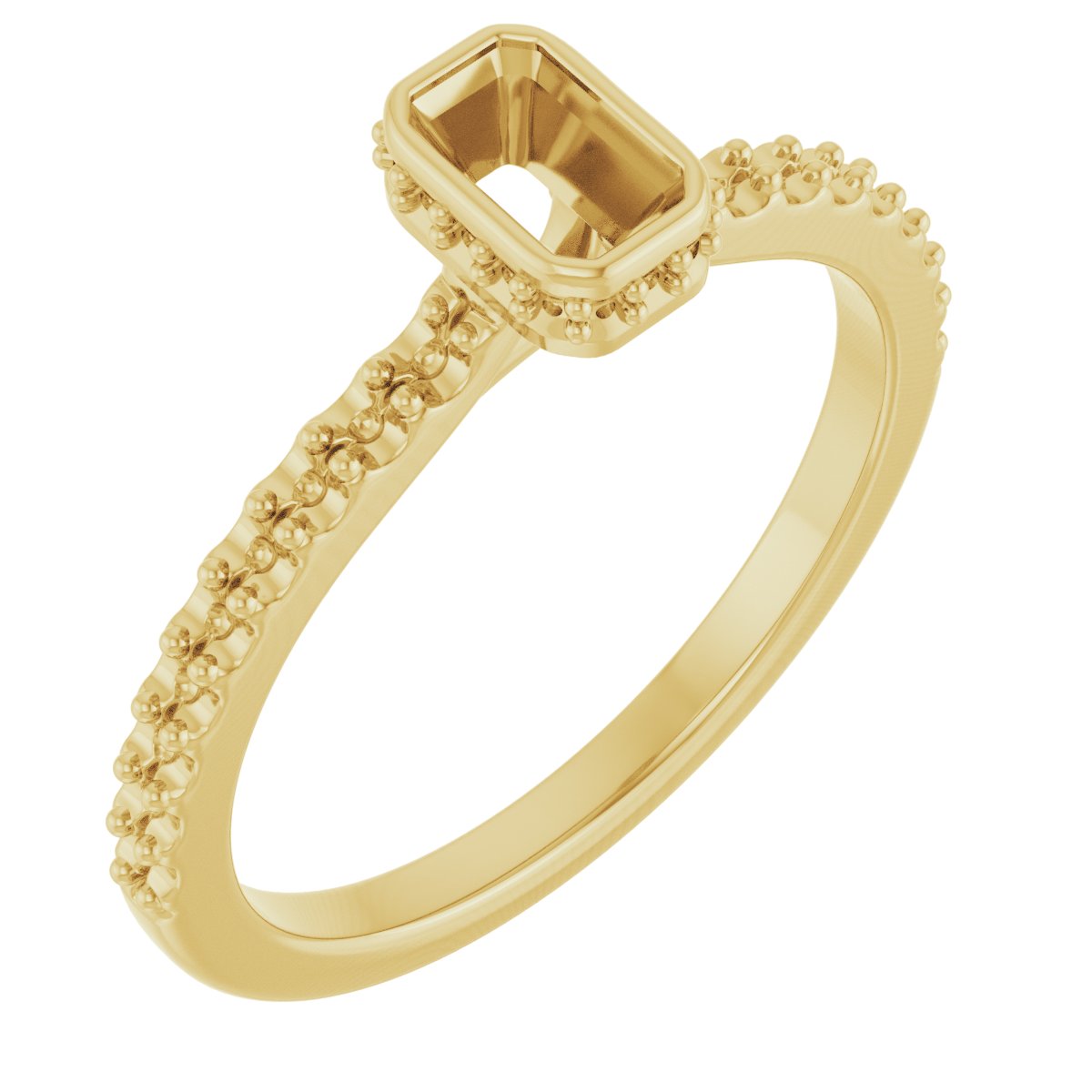 Hidden Halo-Style Engagement Ring