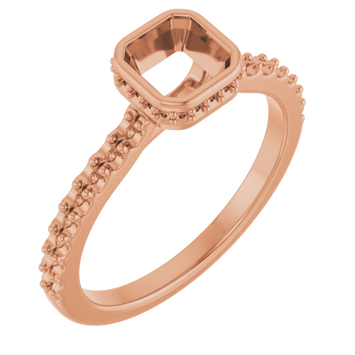 Hidden Halo-Style Engagement Ring