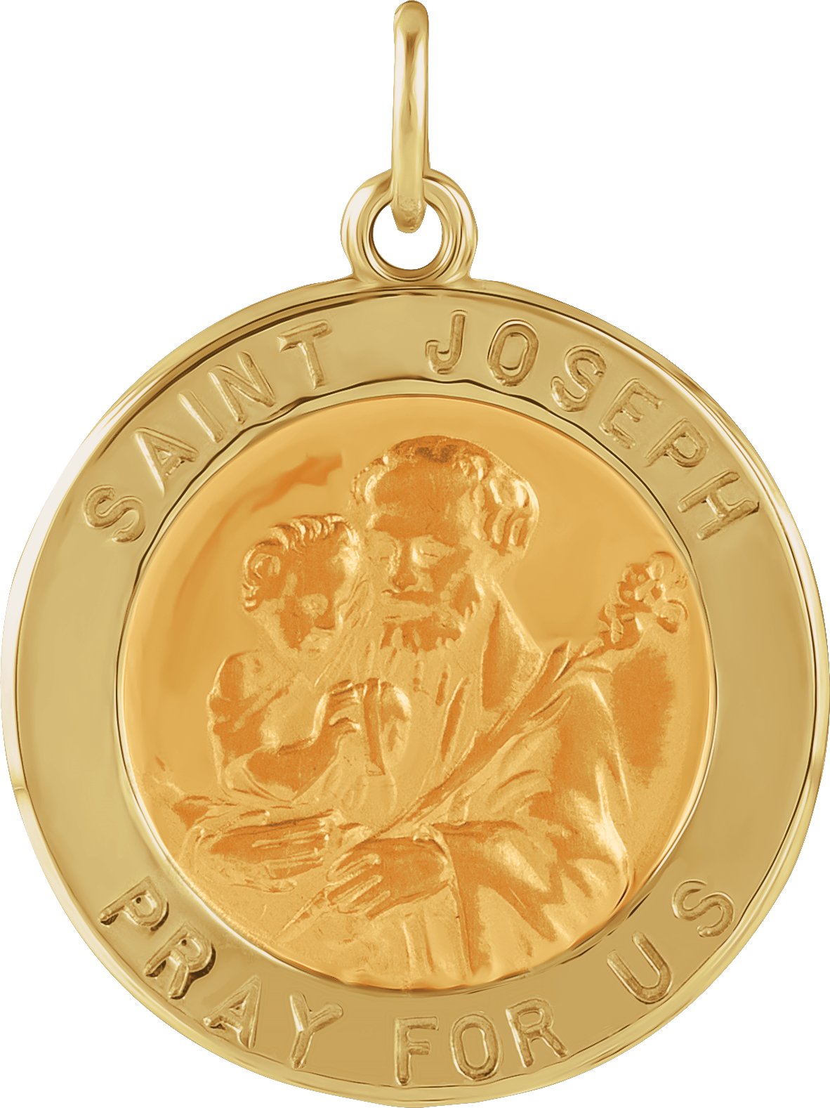 St. Joseph Medal Necklace or Pendant