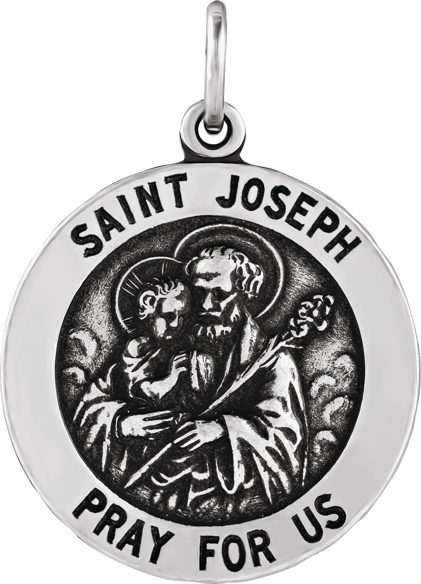 St. Joseph Medal Necklace or Pendant