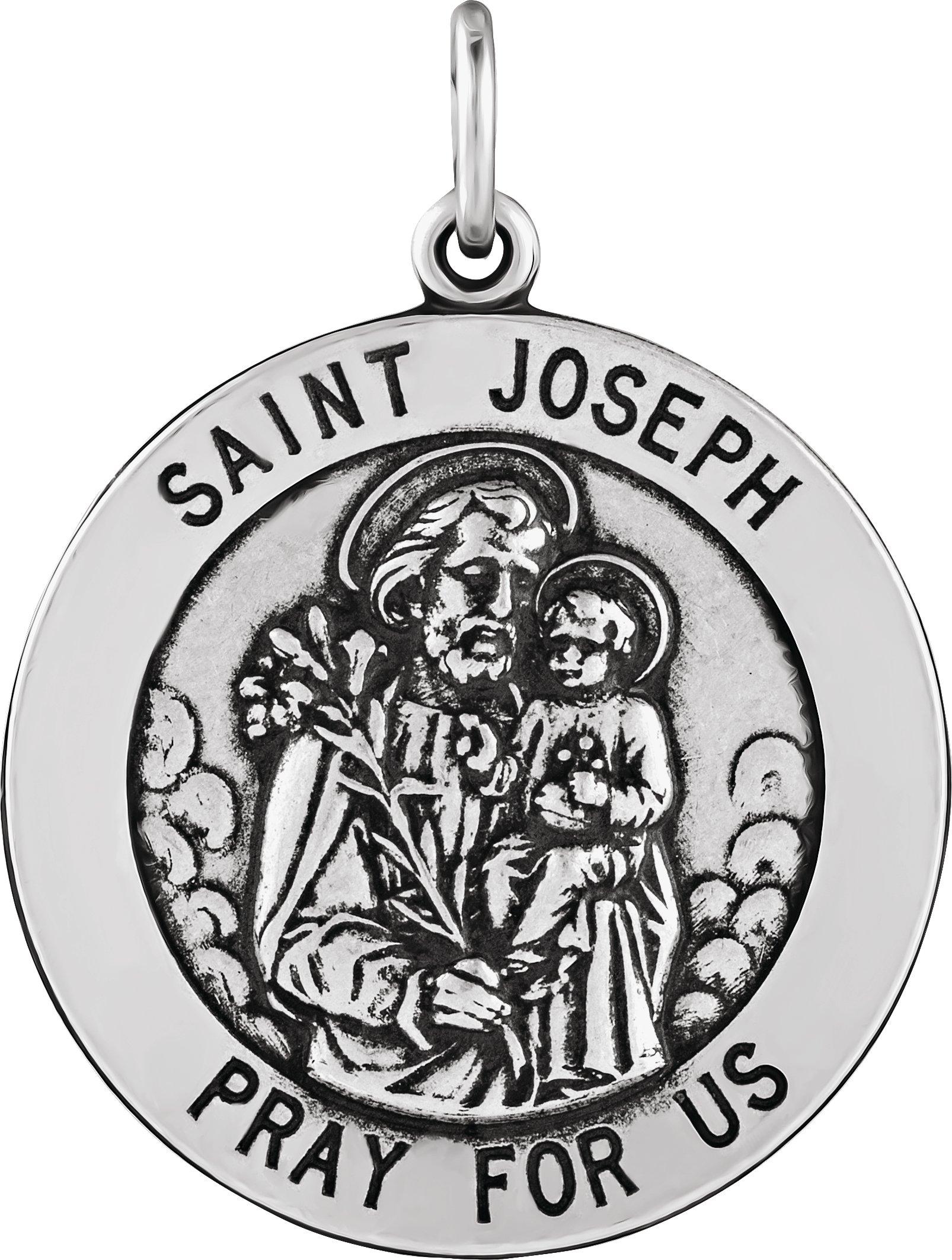 St. Joseph Medal Necklace or Pendant