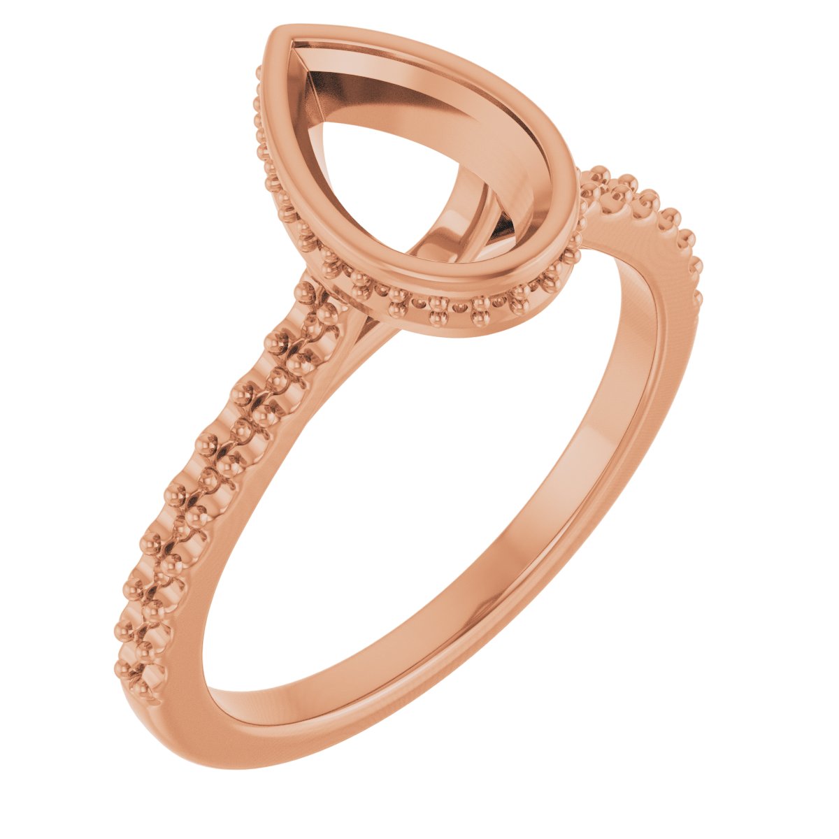 Hidden Halo-Style Engagement Ring