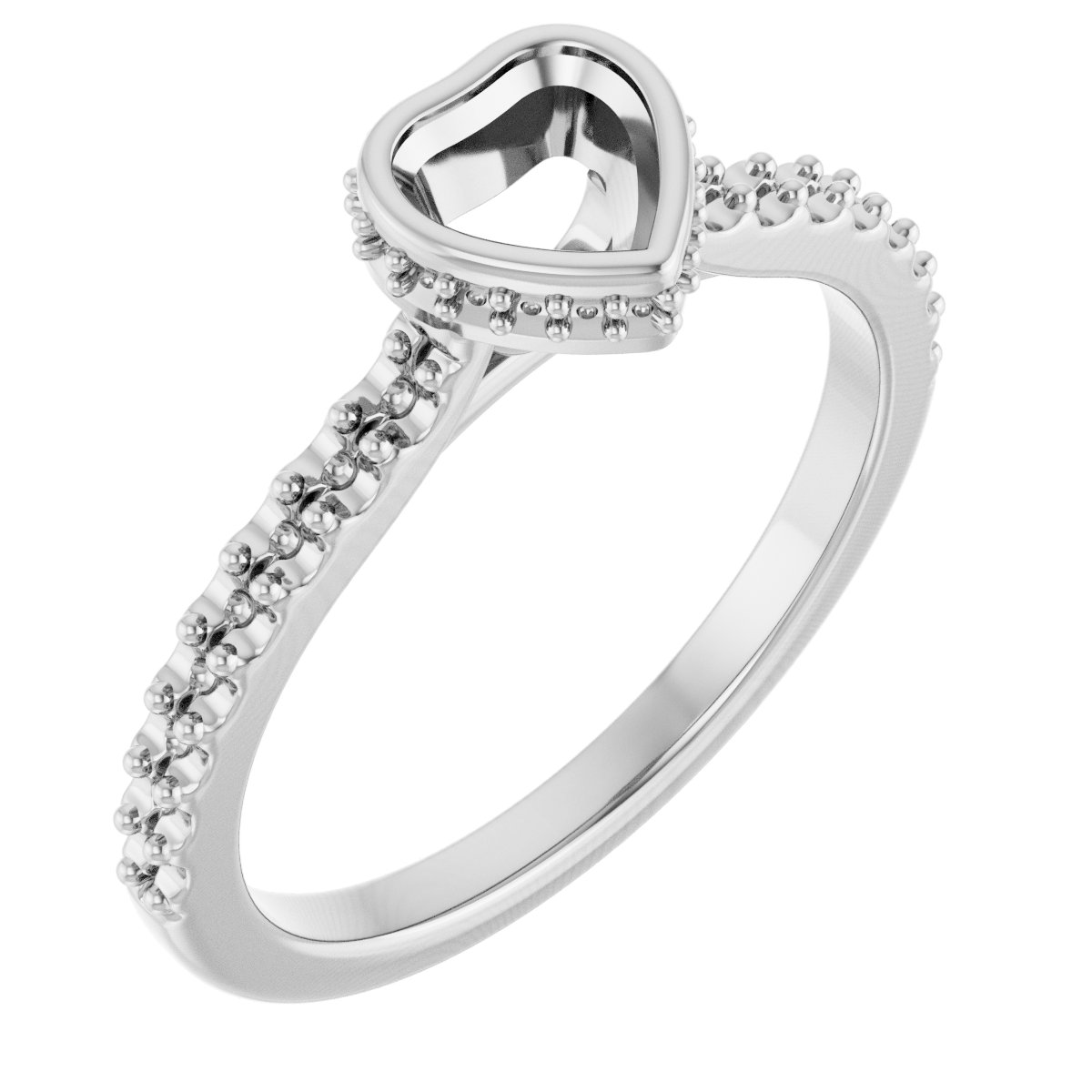 Hidden Halo-Style Engagement Ring