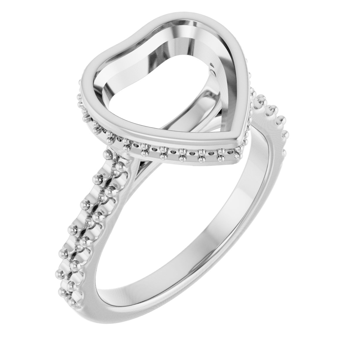 Hidden Halo-Style Engagement Ring