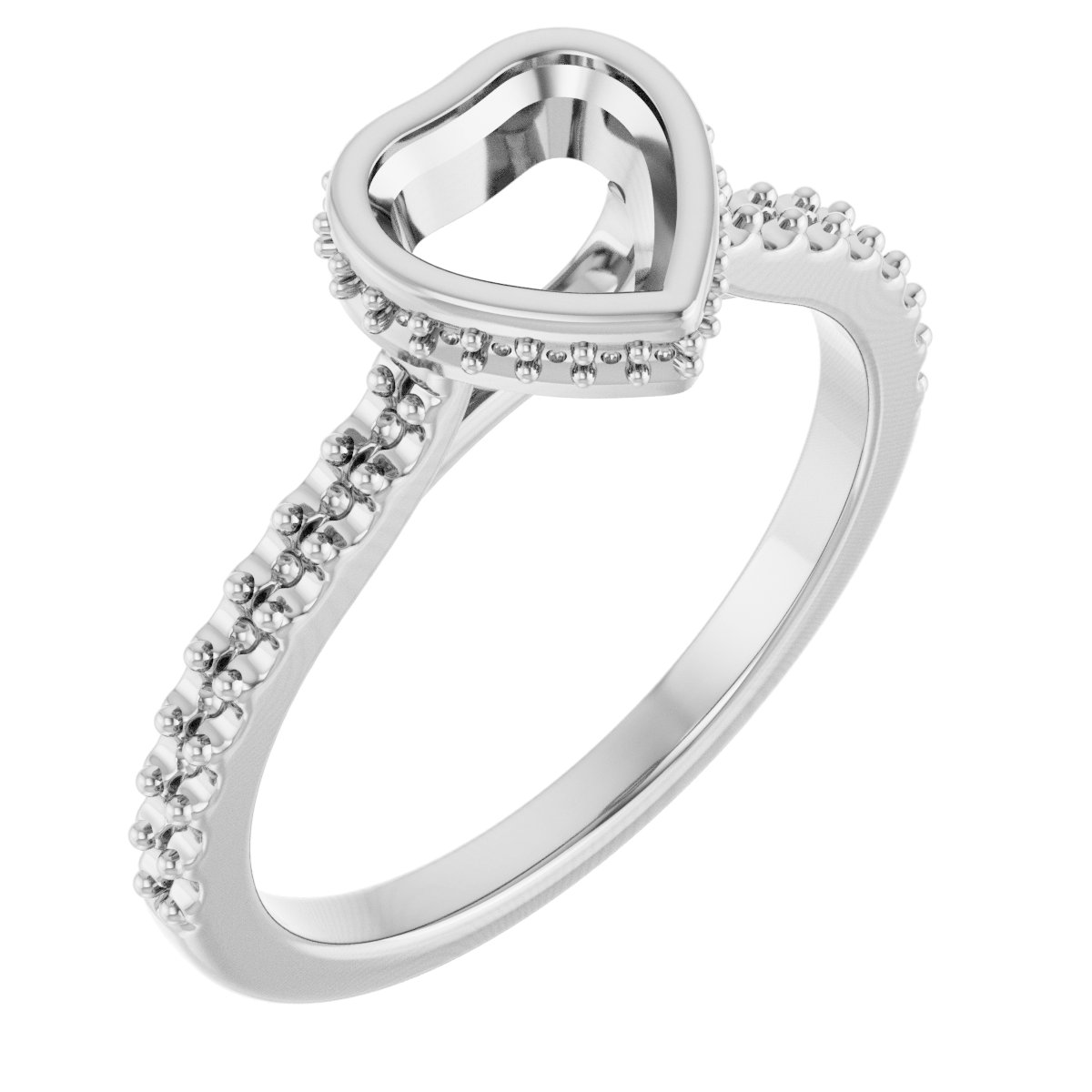 Hidden Halo-Style Engagement Ring