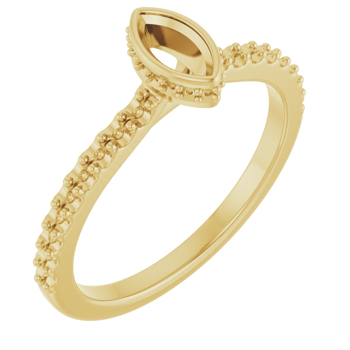 Hidden Halo-Style Engagement Ring