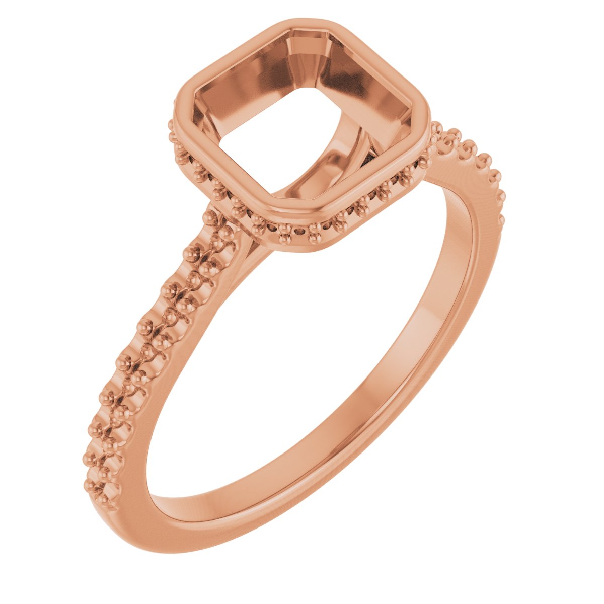 Hidden Halo-Style Engagement Ring