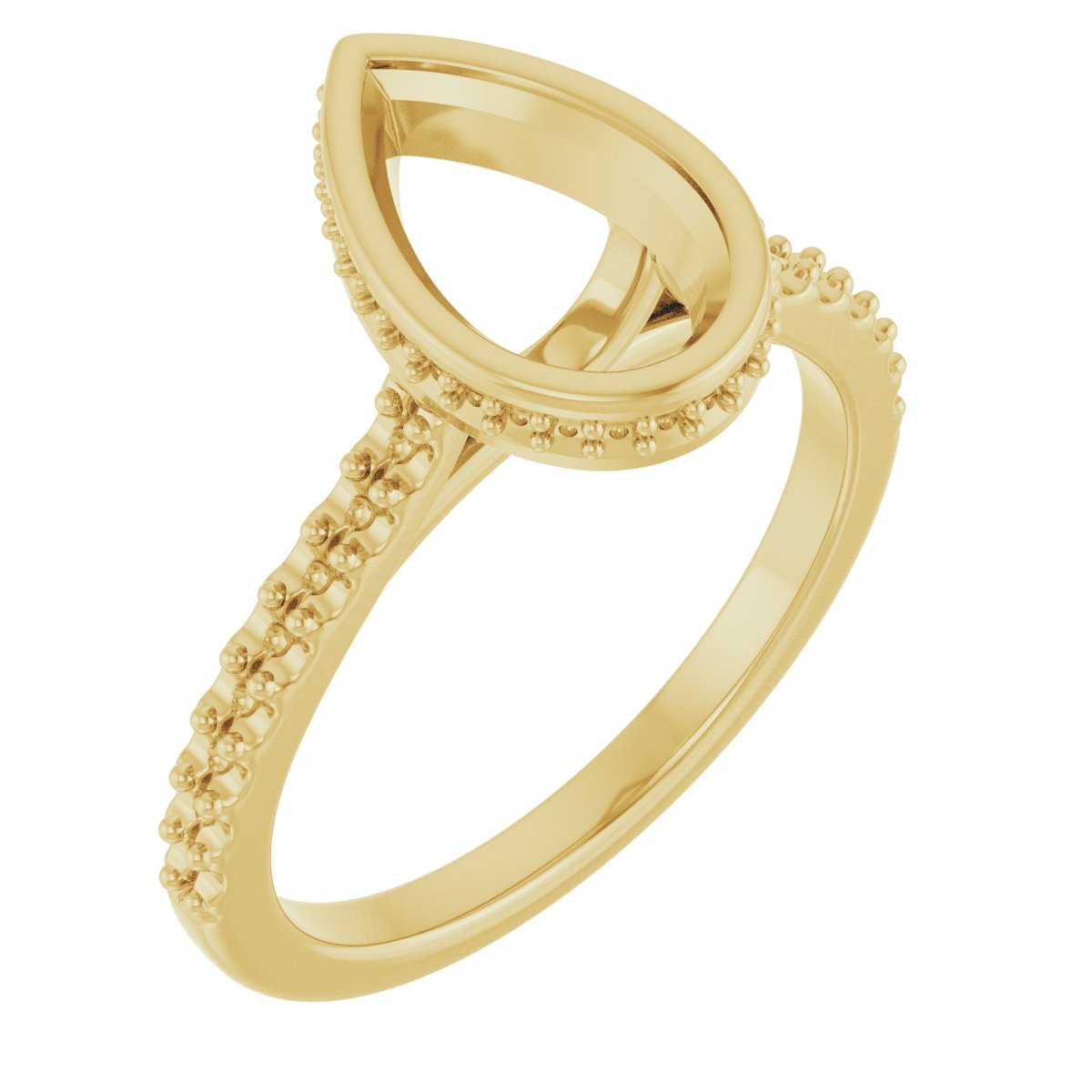 Hidden Halo-Style Engagement Ring