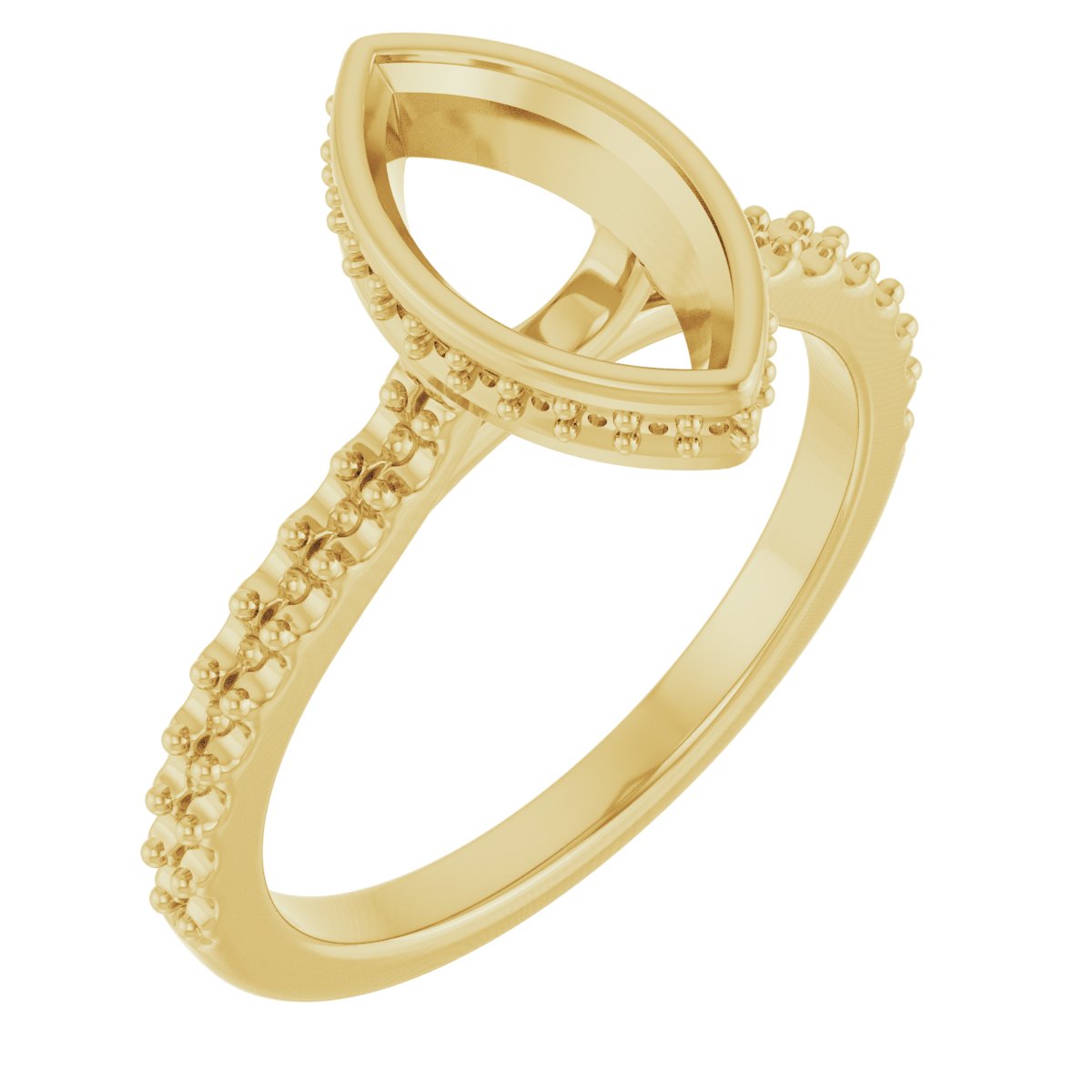 Hidden Halo-Style Engagement Ring