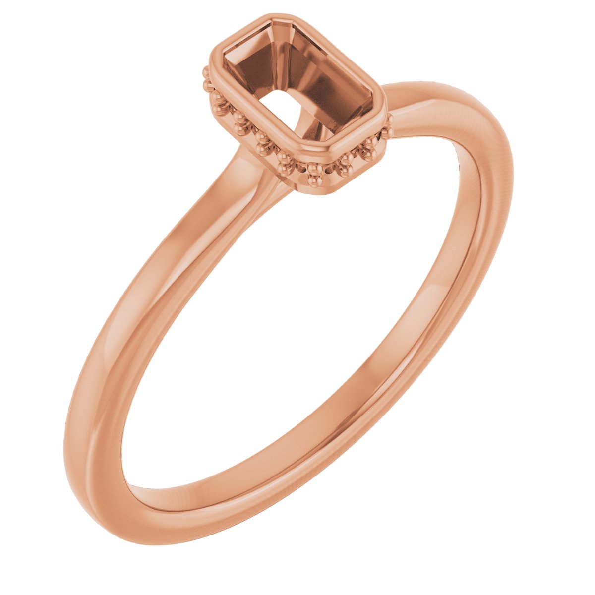 Hidden Halo-Style Engagement Ring