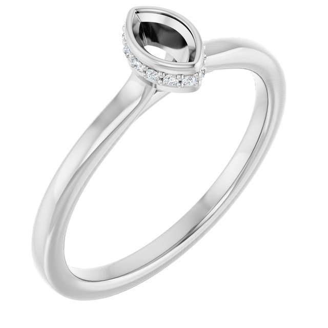 14k White Gold